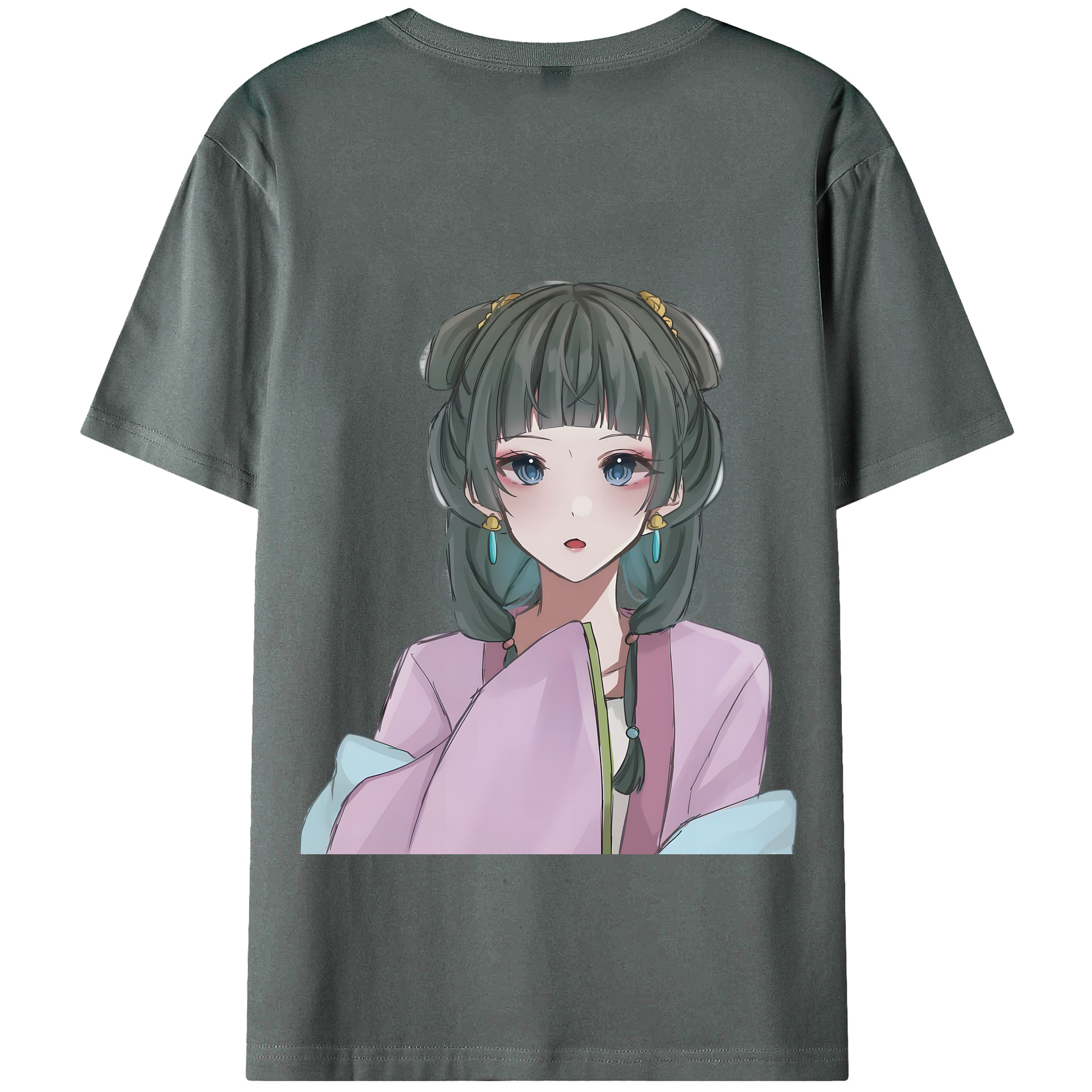 （画像用） 薬屋のひとりごと The Apothecary Diaries 綿100％半袖Tシャツ（背面プリント）